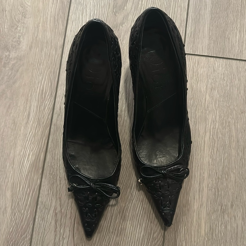 Dior black heels